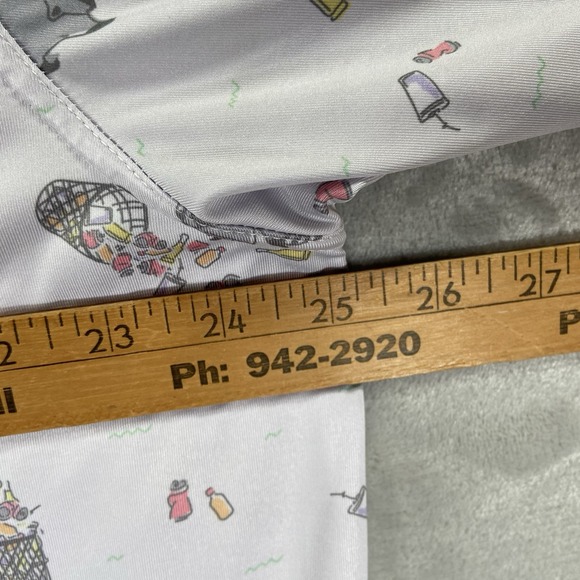 Waggle Shirt men's 2XL Golf Polo Performance Short Sleeve Raccoon Trash Bandit - Picture 9 of 12